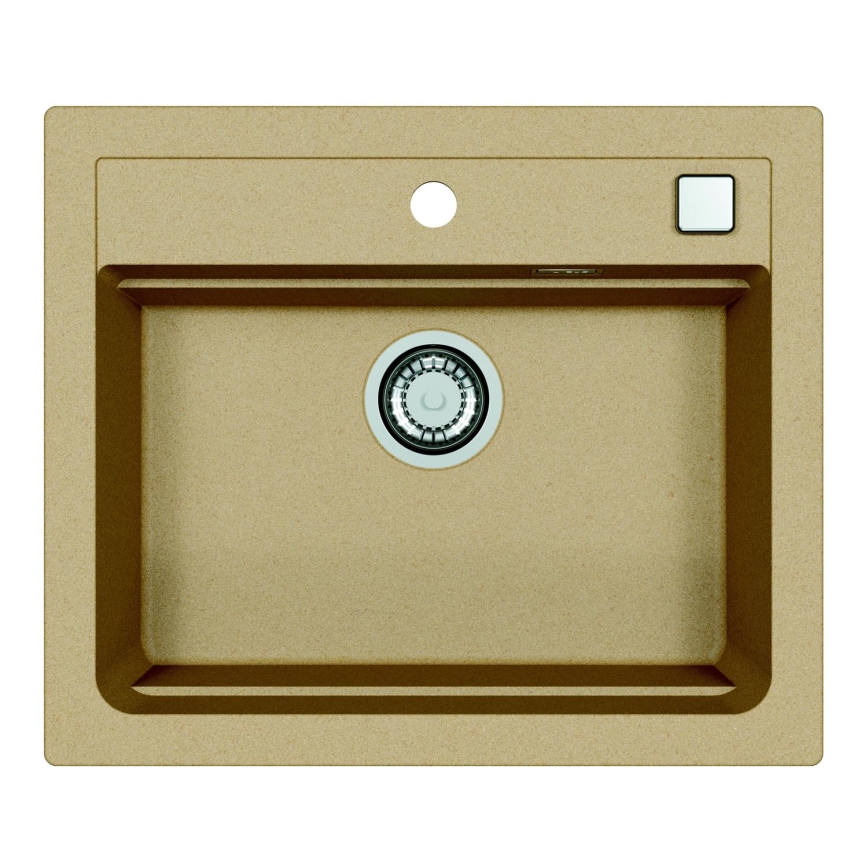 ALVEUS 1131994 - Lavello della cucina ATROX 59x50 cm granito/beige