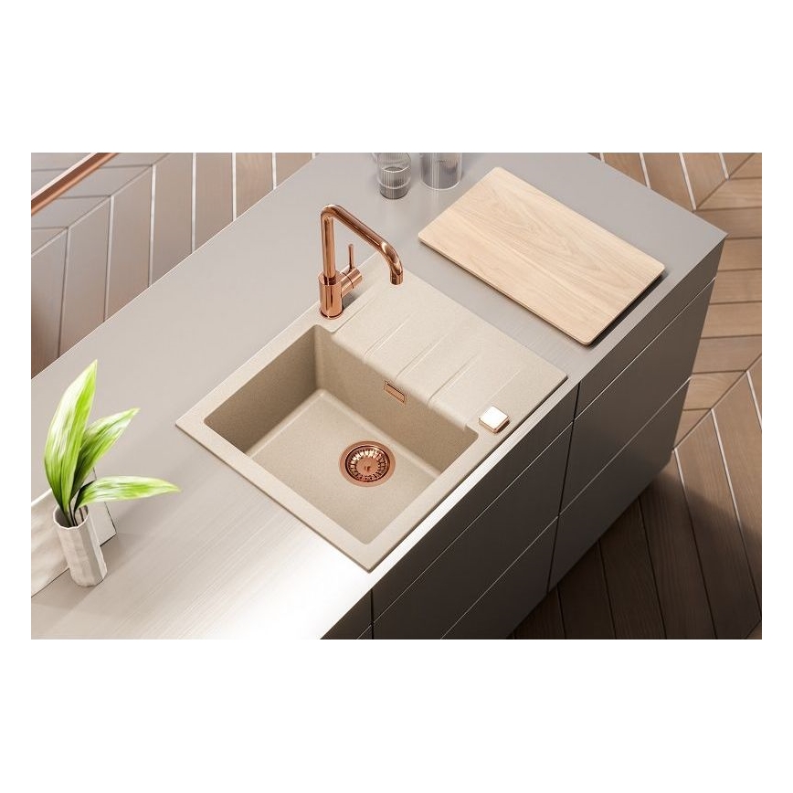 ALVEUS 1132017 - Lavello della cucina CADIT 59x50 cm granito/bianco