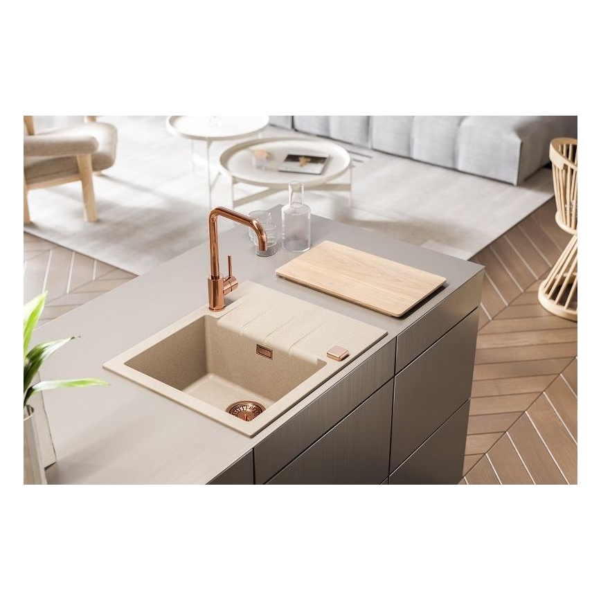 ALVEUS 1132017 - Lavello della cucina CADIT 59x50 cm granito/bianco