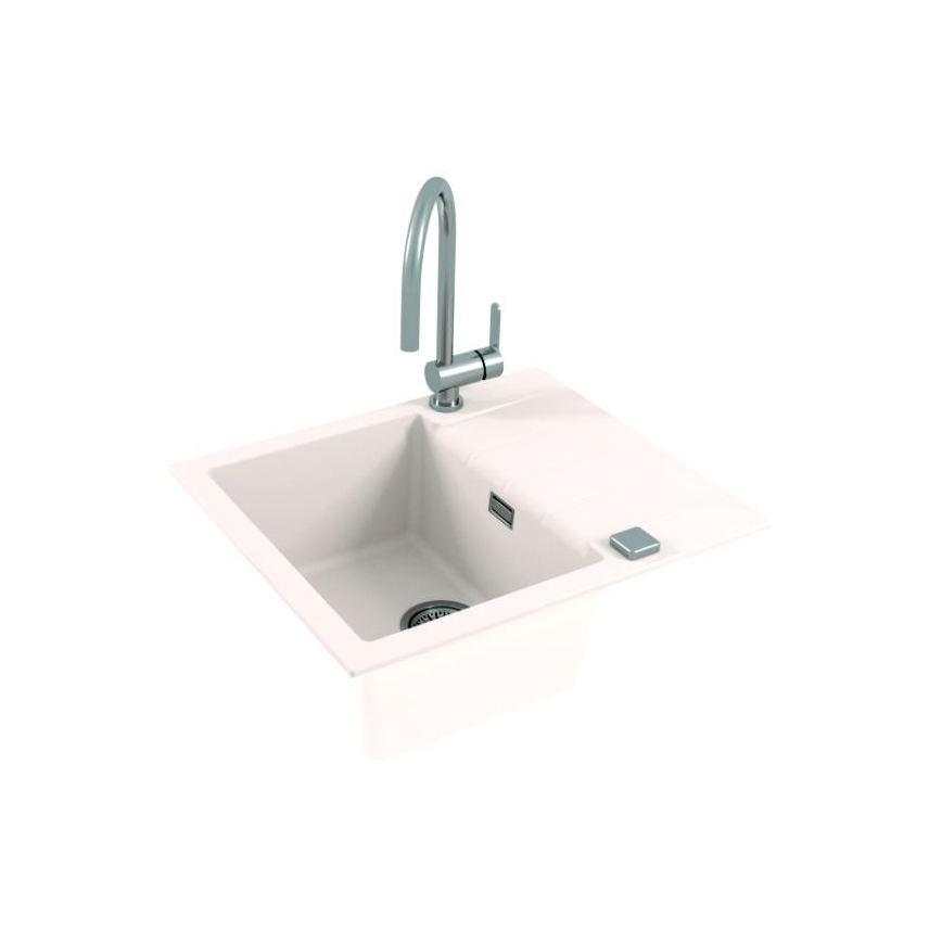 ALVEUS 1132017 - Lavello della cucina CADIT 59x50 cm granito/bianco