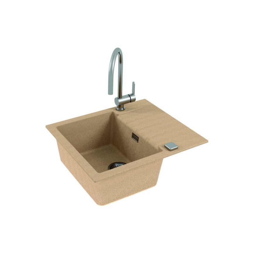 ALVEUS 1132019 - Lavello della cucina CADIT 59x50 cm granito/beige