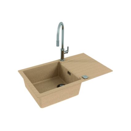 ALVEUS 1132029 - Lavello della cucina CADIT 86x50 cm granito/beige