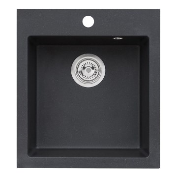 ALVEUS 1133432 - Lavello della cucina CORTINA 50x45 cm granito/nero