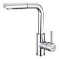 ALVEUS 1135365 - Spültischarmatur mit ausziehbarer Brause SARA 29,7 cm glänzender Chrom