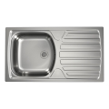 ALVEUS 1136534 - Évier de cuisine BASIC 78x43,5 cm inox/satiné, petite bonde