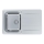 ALVEUS 1136608 - Lavello della cucina LINE 79x50 cm acciaio inossidabile/satin, senza eccentrico