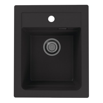 ALVEUS 1139771 - Lavello della cucina ATROX 50x40 cm granito/nero