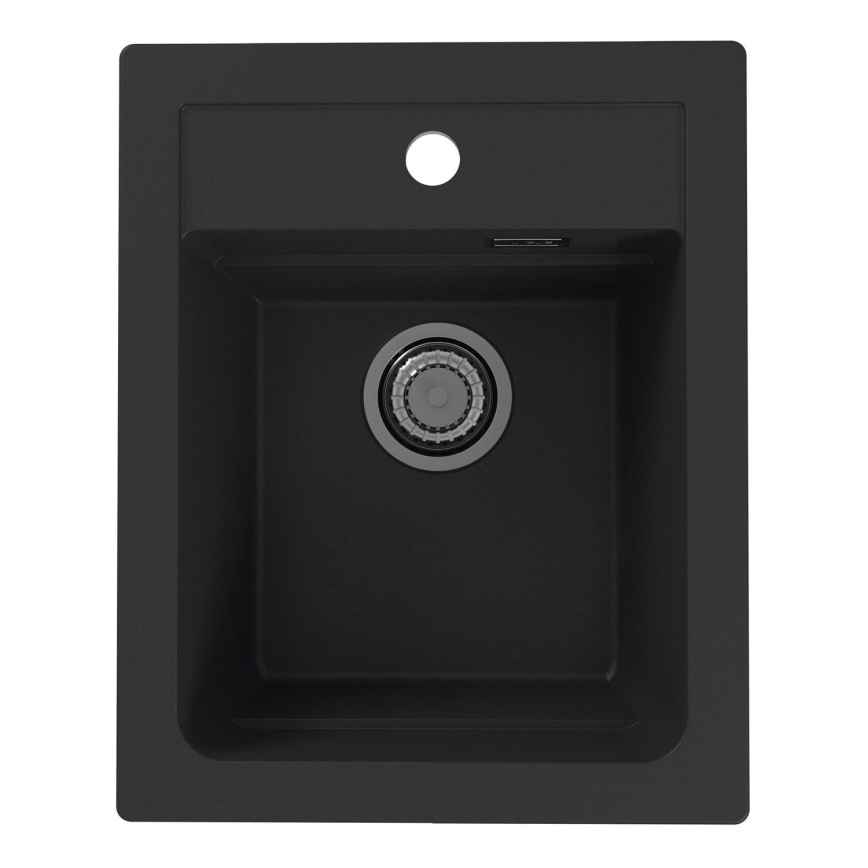 ALVEUS 1139771 - Spülbecken ATROX 50x40 cm Granit/schwarz
