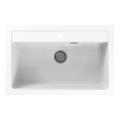 ALVEUS 1140443 - Lavello della cucina ATROX 79x50 cm granito/bianco