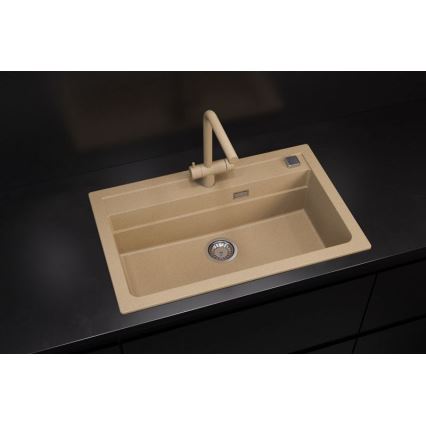 ALVEUS 1140445 - Lavello della cucina ATROX 79x50 cm granito/beige
