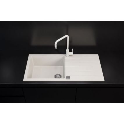 ALVEUS 1140594 - Lavello della cucina CADIT 100x50 cm granito/bianco