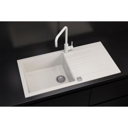 ALVEUS 1140594 - Lavello della cucina CADIT 100x50 cm granito/bianco