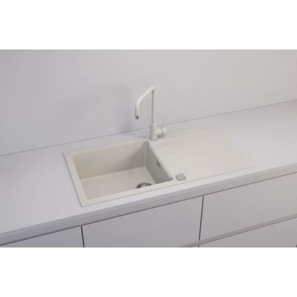 ALVEUS 1140594 - Lavello della cucina CADIT 100x50 cm granito/bianco