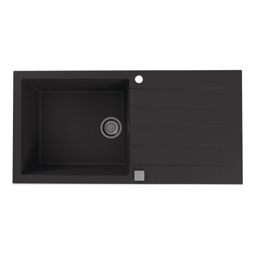 ALVEUS 1140598 - Lavello della cucina CADIT 100x50 cm granito/nero