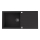 ALVEUS 1140598 - Lavello della cucina CADIT 100x50 cm granito/nero