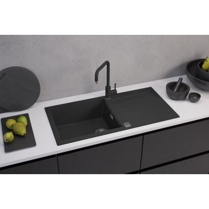 ALVEUS 1140598 - Lavello della cucina CADIT 100x50 cm granito/nero