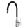 ALVEUS 1144427 - Rubinetto per lavello con braccio flessible MINTAS 34 cm cromo lucido/nero