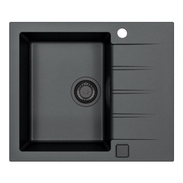 ALVEUS 1148158 - Lavello della cucina CADIT 59x50 cm granito/nero