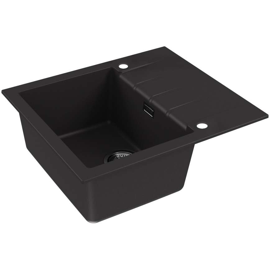 ALVEUS 1148158 - Lavello della cucina CADIT 59x50 cm granito/nero