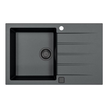 ALVEUS 1148159 - Lavello della cucina CADIT 79x50 cm granito/nero