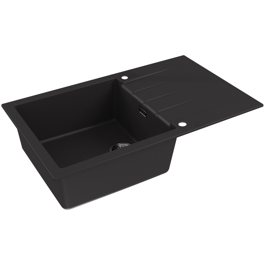 ALVEUS 1148160 - Lavello della cucina CADIT 86x50 cm granito/nero