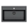 ALVEUS 1148163 - Lavello della cucina ATROX 79x50 cm granito/nero