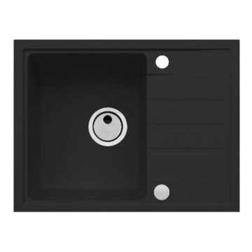 ALVEUS 1149080 - Évier de cuisine INTERMEZZO 62x48 cm granit/noir