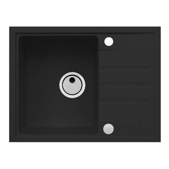 ALVEUS 1149080 - Lavello della cucina INTERMEZZO 62x48 cm granito/nero
