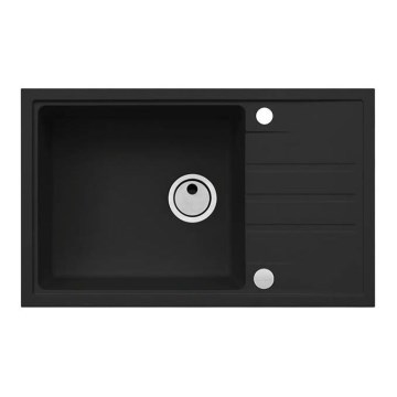 ALVEUS 1149117 - Lavello della cucina INTERMEZZO 78x48 cm granito/nero