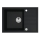 ALVEUS 1149126 - Lavello della cucina INTERMEZZO 68x48 cm granito/nero