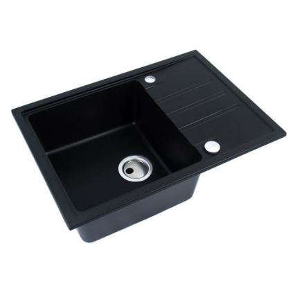 ALVEUS 1149126 - Lavello della cucina INTERMEZZO 68x48 cm granito/nero