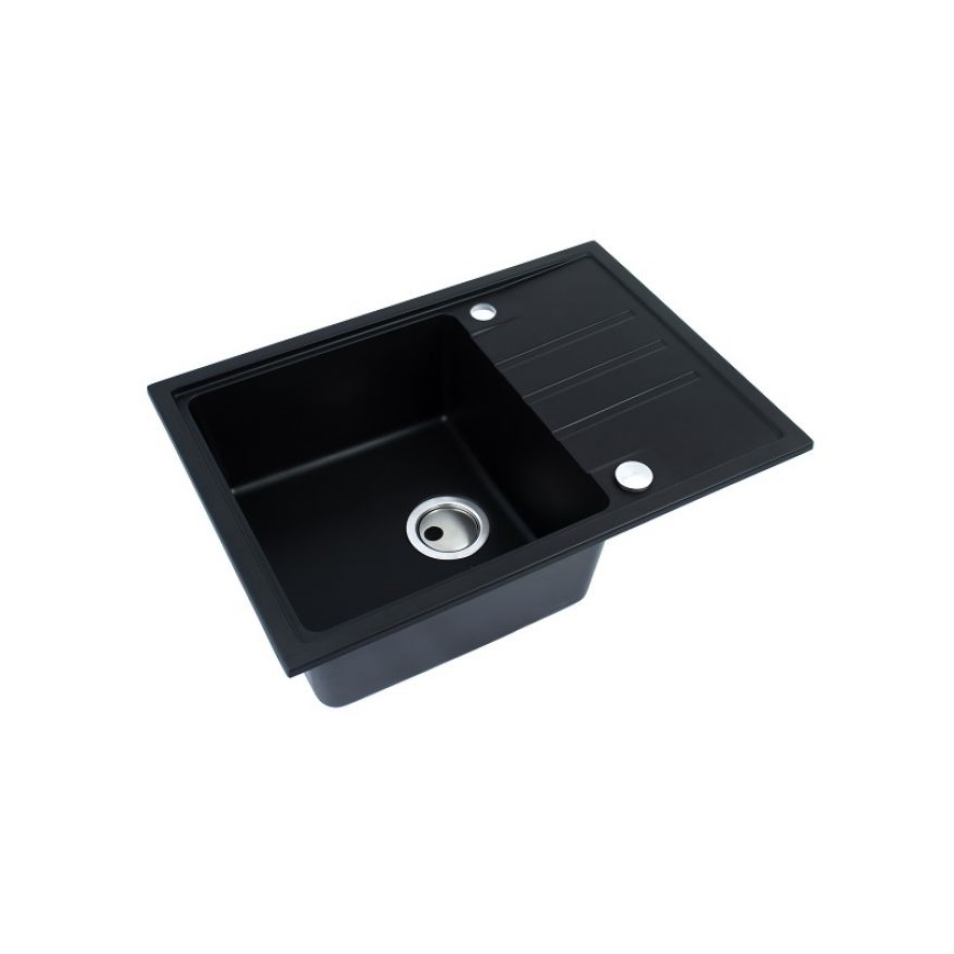 ALVEUS 1149126 - Lavello della cucina INTERMEZZO 68x48 cm granito/nero