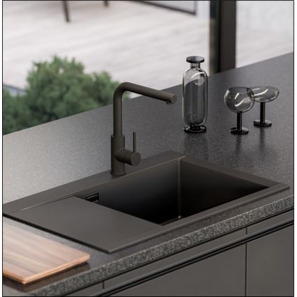 ALVEUS 1149502 - Lavello da cucina PURE 79x51,5 cm granito/antracite