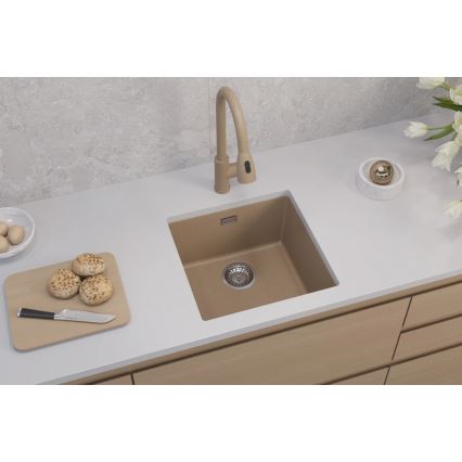 ALVEUS 1150047 - Évier de cuisine OMNI 45x45 cm granit/beige