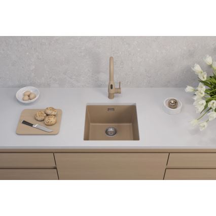 ALVEUS 1150047 - Évier de cuisine OMNI 45x45 cm granit/beige