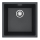 ALVEUS 1150048 - Lavello della cucina OMNI 45x45 cm granito/nero