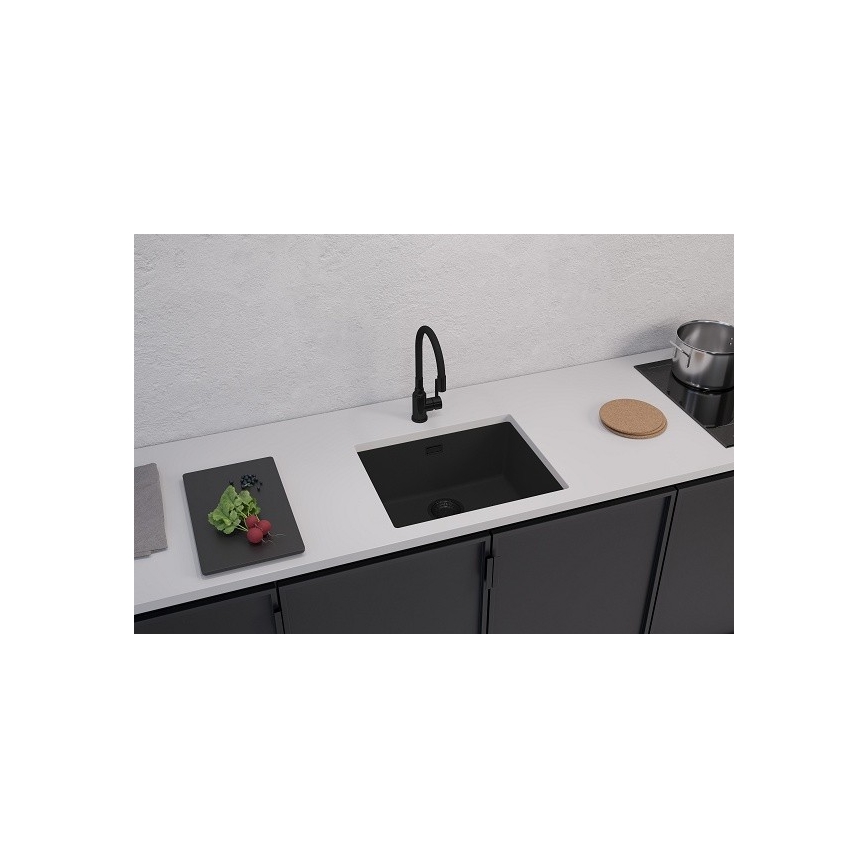 ALVEUS 1150057 - Küchenspüle OMNI 55x45 cm Granit/Schwarz
