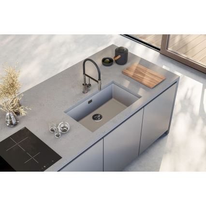ALVEUS 1150058 - Lavello della cucina OMNI 75x45 cm granito/bianco