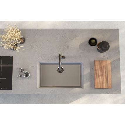 ALVEUS 1150058 - Lavello della cucina OMNI 75x45 cm granito/bianco