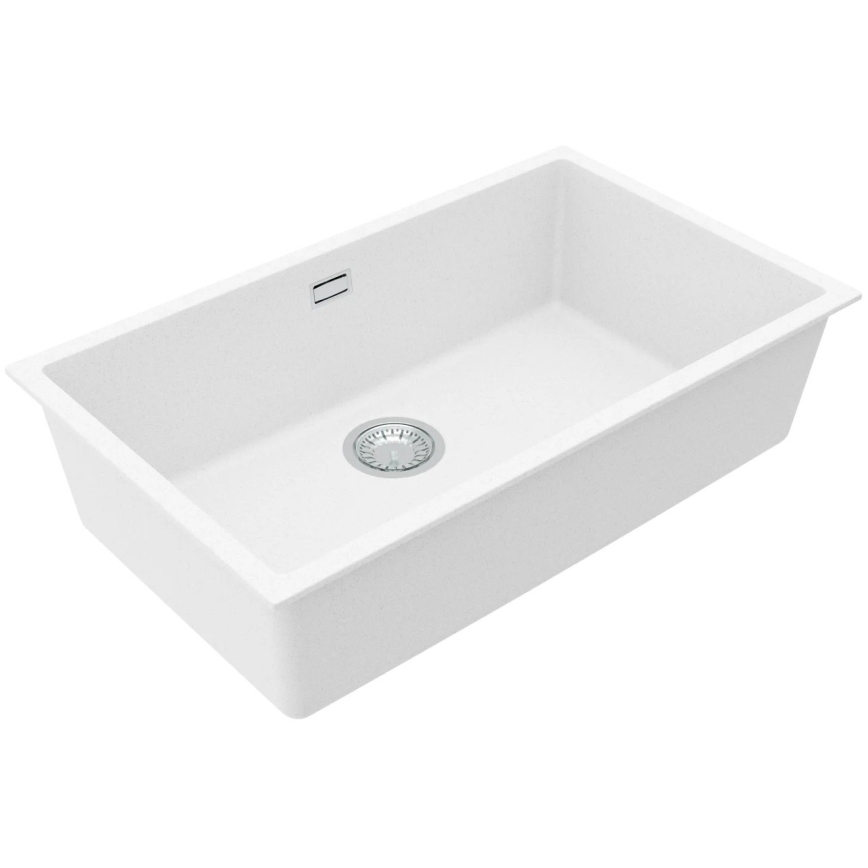 ALVEUS 1150058 - Lavello della cucina OMNI 75x45 cm granito/bianco