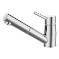 ALVEUS 1150888 - Robinet d'évier avec douchette extractible NANO 13,9 cm chrome brillant