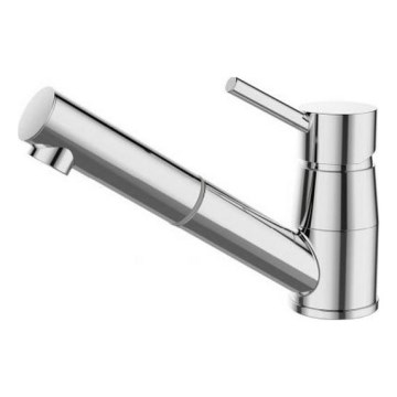 ALVEUS 1150888 - Rubinetto lavello con doccetta estraibile NANO 13,9 cm cromo lucido