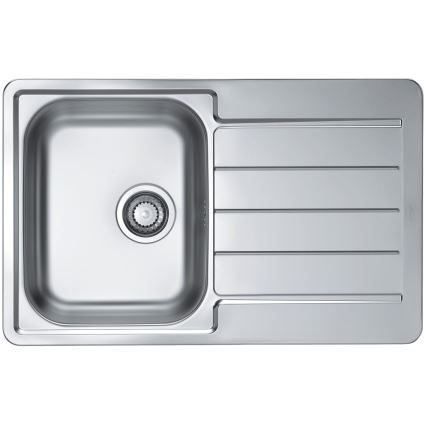 ALVEUS SET0026 - Lavello da cucina LINE 79x50 cm + miscelatore per lavello TONIA 29,5 cm cromo satinato/lucido