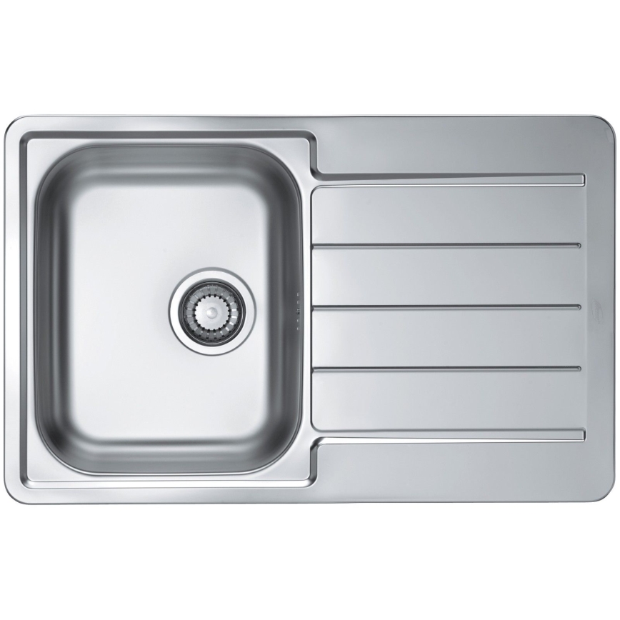 ALVEUS SET0026 - Lavello da cucina LINE 79x50 cm + miscelatore per lavello TONIA 29,5 cm cromo satinato/lucido