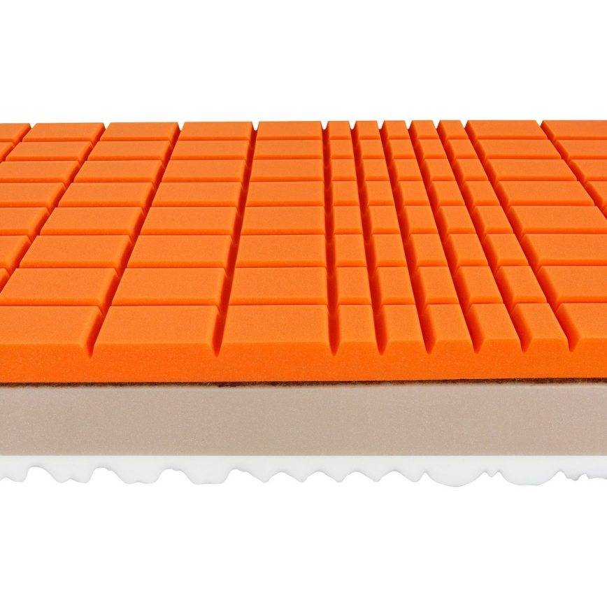 Ambiamo - Matelas en mousse URANOS 1 80x200 cm noix de coco