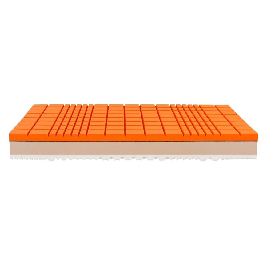 Ambiamo - Materasso in schiuma URANOS 1 80x200 cm con strato in fibra di cocco