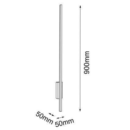 Amplex - Applique LED LED/3,8W/230V oro/nero