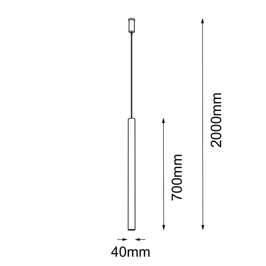 Amplex - Suspension filaire 1xGU10-MR11/15W/230V noir/laiton