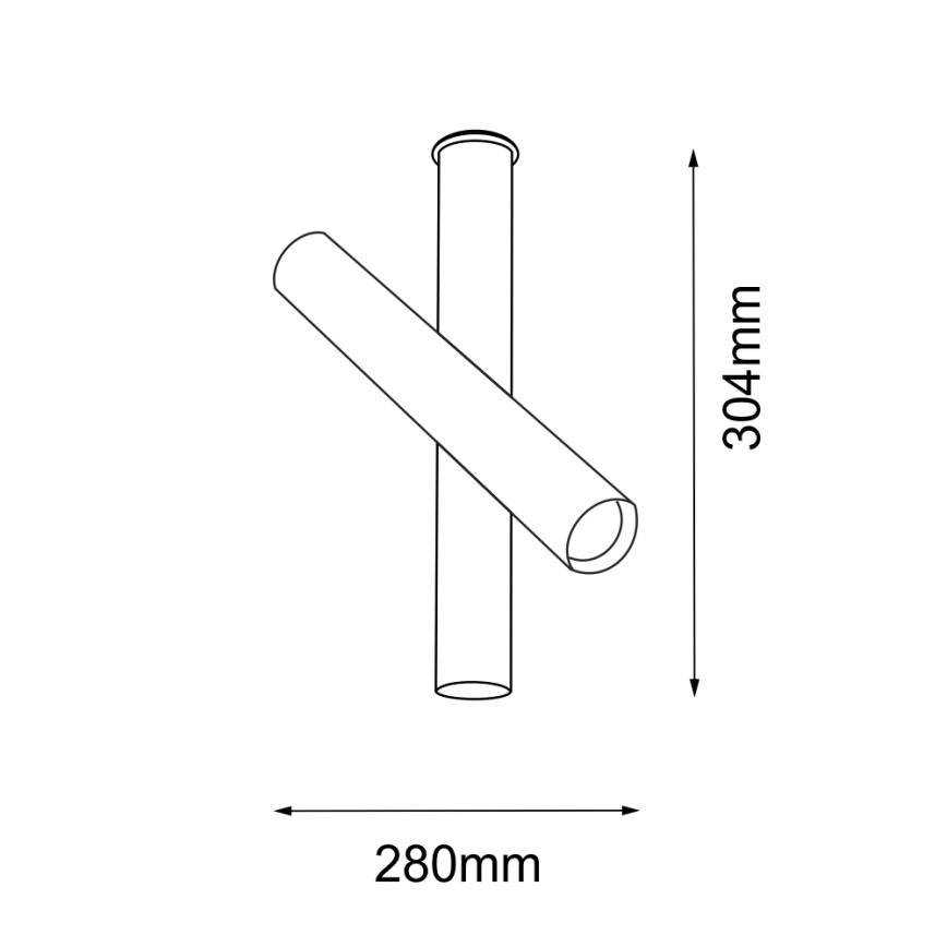 Amplex - Faretto 1xGU10-MR11/15W/230V bianco/ottone