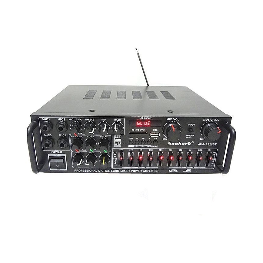 Amplificatore con equalizzatore e lettore MP3